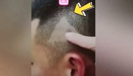 Došao je kod frizera i pokazao mu video sa frizurom kakvu želi, a kada je izašao, na glavi je imao ovaj znak (VIDEO)
